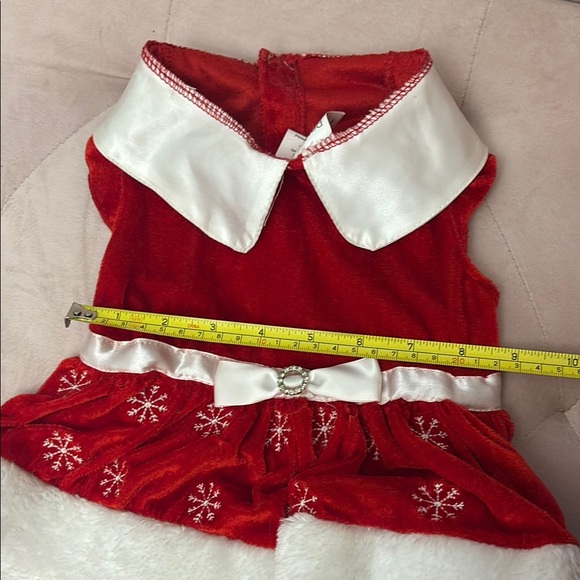 Red Velvet Pet Holiday Dress - Picture 6 of 8